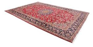 Tappeto Nadjafabad Medaglione Floreale Rosso Blu Notte 250x358 Cm