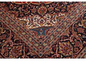 Tappeto Ardakan Medaglione Floreale Rosso Blu Scuro 255x358 Cm