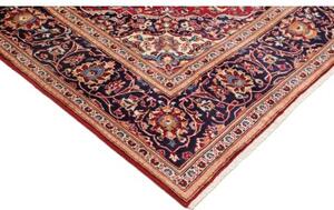 Tappeto Ardakan Medaglione Floreale Rosso Blu Scuro 200x304 Cm
