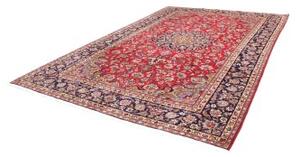 Tappeto Nadjafabad Medaglione Floreale Rosso Blu Notte 250x358 Cm