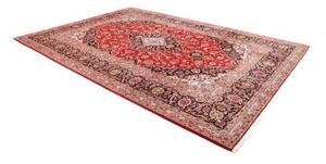 Tappeto Ardakan Medaglione Floreale Rosso Blu Scuro 250x350 Cm