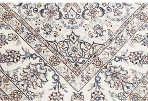 Tappeto Nain 9la Medaglione Floreale Avorio Blu 200x292 Cm