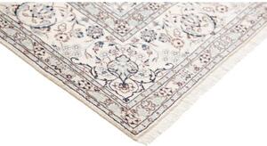 Tappeto Nain 9la Medaglione Floreale Avorio Blu 187x290 Cm