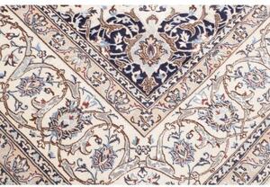 Tappeto Nain 9la Medaglione Floreale Avorio Blu 260x360 Cm