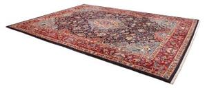 Tappeto Kashamr Zirkhaki Medaglione Floreale Rosso Blu 292x390 Cm
