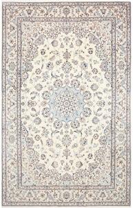 Tappeto Nain 9la Medaglione Floreale Avorio Blu 200x312 Cm