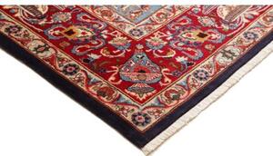 Tappeto Kashamr Zirkhaki Medaglione Floreale Rosso Blu 292x390 Cm