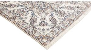 Tappeto Nain 9la Medaglione Floreale Avorio Blu 200x292 Cm