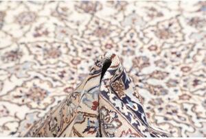 Tappeto Nain 9la Medaglione Floreale Avorio Blu 260x360 Cm