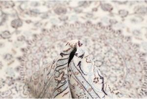 Tappeto Nain 9la Medaglione Floreale Avorio Blu 187x290 Cm