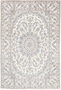 Tappeto Nain 9la Medaglione Floreale Avorio Blu 200x292 Cm