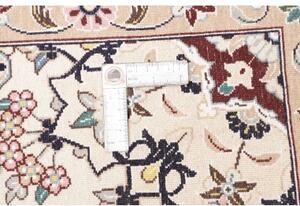Tappeto Nain 9la Medaglione Floreale Avorio Blu 260x360 Cm
