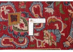 Tappeto Kashamr Zirkhaki Medaglione Floreale Rosso Blu 292x390 Cm