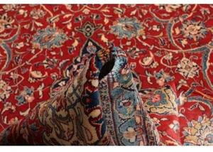 Tappeto Sarough Medaglione Floreale Rosso Blu Scuro 260x375 Cm