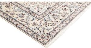 Tappeto Nain 9la Medaglione Floreale Avorio Blu 200x312 Cm