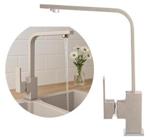 Granitan | PERRO - Rubinetto da cucina - Design squadrato - Beige - Rubinetto - Design elegante
