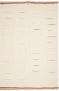 Tappeto Kilim Moderno Geometrico Avorio Multicolore 199x305 Cm
