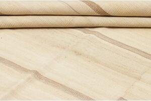 Tappeto Kilim Moderno Geometrico Avorio Marrone 163x233 Cm