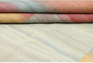 Tappeto Kilim Moderno Patchwork Multicolore 169x223 Cm