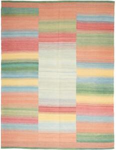 Tappeto Kilim Moderno Patchwork Multicolore 169x223 Cm