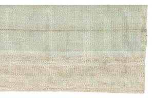 Tappeto Kilim Moderno Geometrico Beige Azzurro 157x206 Cm