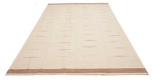 Tappeto Kilim Moderno Geometrico Avorio Multicolore 199x305 Cm