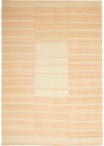 Tappeto Kilim Moderno Geometrico Beige Avorio 159x229 Cm