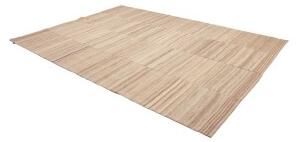 Tappeto Kilim Moderno Geometrico Beige Tortora 225x305 Cm