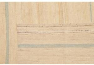 Tappeto Kilim Moderno Geometrico Becco Di Chiara Tonalità Sabbia 217x312 Cm