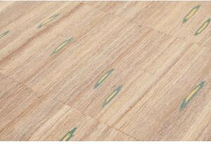 Tappeto Kilim Moderno Geometrico Tortora Beige 277x337 Cm