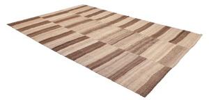 Tappeto Kilim Vintage Geometrico Marrone Beige 200x300 Cm