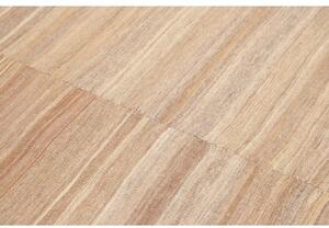 Tappeto Kilim Moderno Geometrico Becciolino Marrone 227x290 Cm