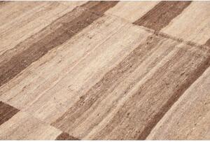 Tappeto Kilim Vintage Geometrico Marrone Beige 200x300 Cm