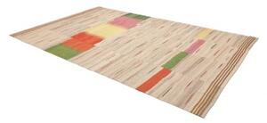 Tappeto Kilim Moderno Patchwork Beige Multicolore 207x324 Cm