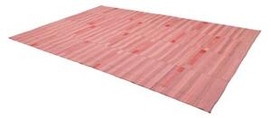 Tappeto Kilim Moderno Geometrico Rosa Rosso 223x323 Cm