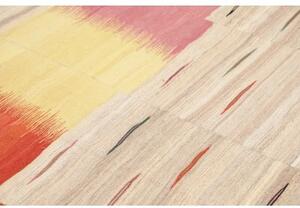 Tappeto Kilim Moderno Patchwork Beige Multicolore 207x324 Cm