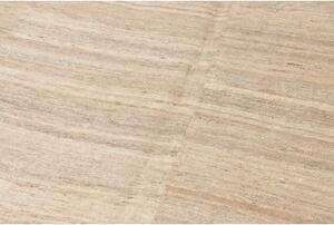 Tappeto Kilim Moderno Geometrico Beige Avorio 198x302 Cm