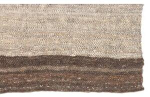 Tappeto Kilim Moderno Geometrico Beige Marrone Corsia 63x1690 Cm