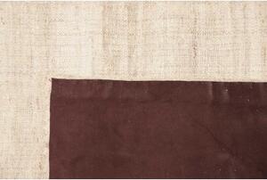 Tappeto Kilim Moderno Patchwork Avorio Beige 246x356 Cm