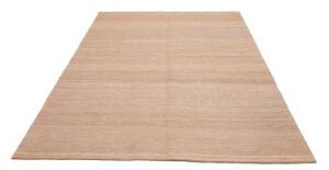 Tappeto Kilim Moderno Tinta Unita Beige Tortora 171x237 Cm
