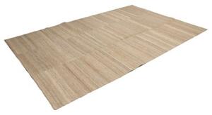 Tappeto Kilim Moderno Geometrico Beige Avorio 198x302 Cm