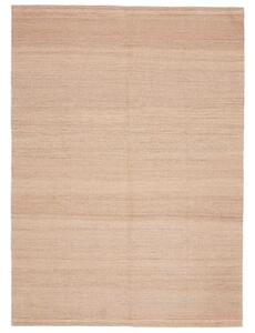Tappeto Kilim Moderno Tinta Unita Beige Tortora 171x237 Cm