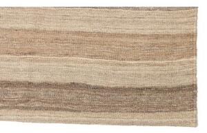 Tappeto Kilim Moderno Geometrico Beige Tortora 203x309 Cm