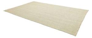 Tappeto Kilim Moderno Uni Tinta Unita Beige Avorio 201x312 Cm