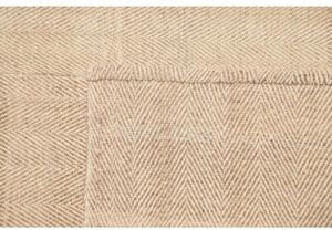 Tappeto Kilim Moderno Patchwork Beige Avorio 249x343 Cm