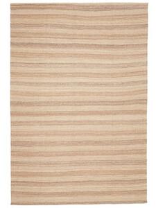 Tappeto Kilim Moderno Geometrico Beige Avorio 207x308 Cm