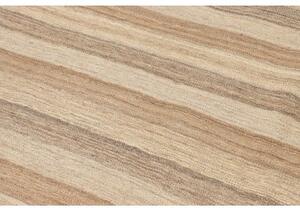 Tappeto Kilim Moderno Geometrico Beige Tortora 203x309 Cm