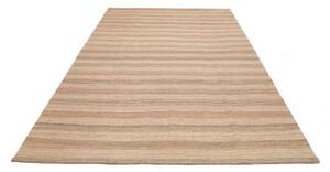 Tappeto Kilim Moderno Geometrico Beige Avorio 207x308 Cm