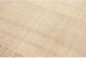 Tappeto Kilim Moderno Patchwork Beige Avorio 249x343 Cm