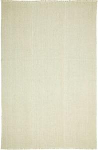 Tappeto Kilim Moderno Uni Tinta Unita Beige Avorio 201x312 Cm